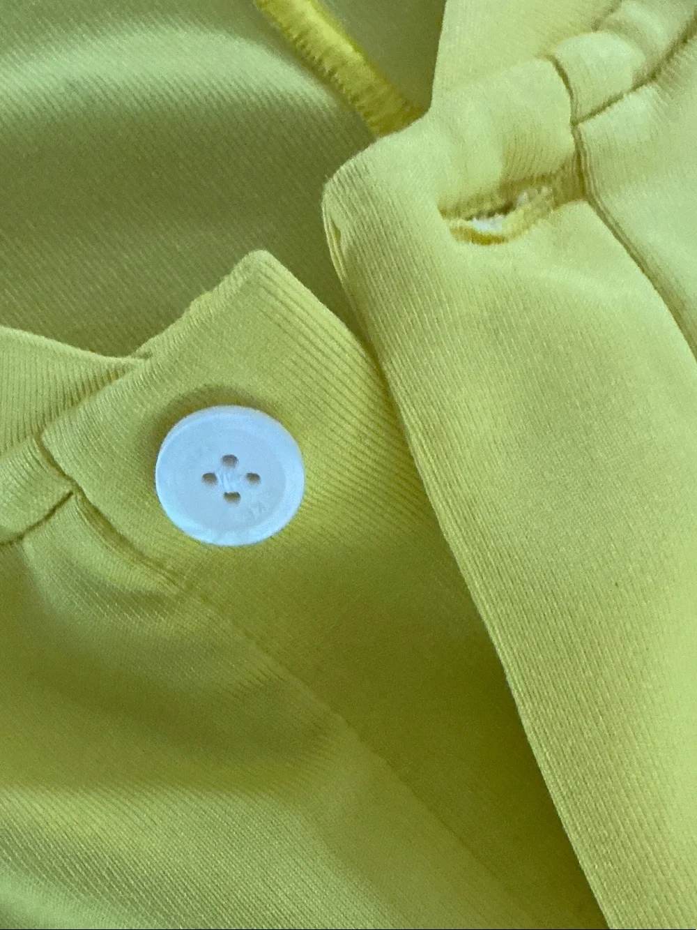 Nike Yellow Short-Sleeve Athletic Jersey with Chevron Accent